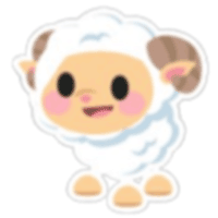 Ram Sticker - Rare from Pets Plus Sticker Pack